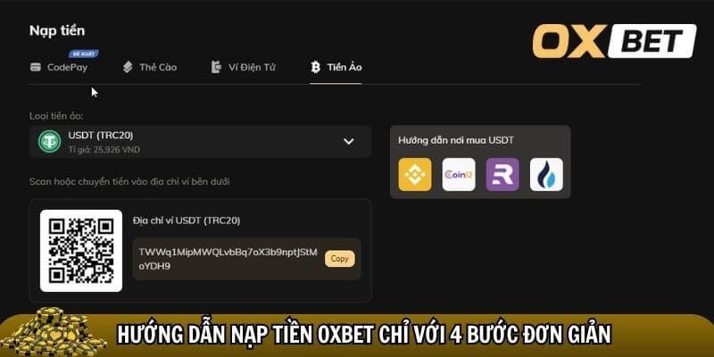 Quy trình nạp tiền tối ưu, an toàn