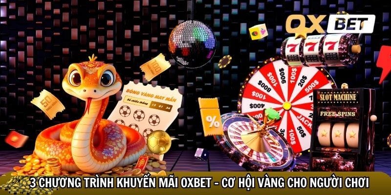 3 Chương trình khuyến mãi Oxbet cực hot