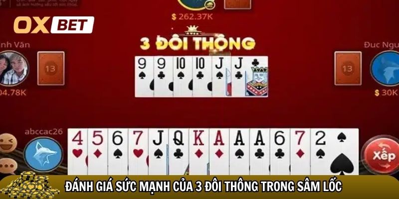 Đánh giá sức mạnh của 3 đôi thông trong sâm lốc